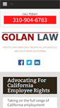 Mobile Screenshot of golanlaw.com